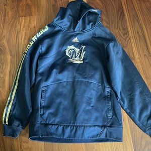 Milwaukee Brewers Navy sweatshirt size L